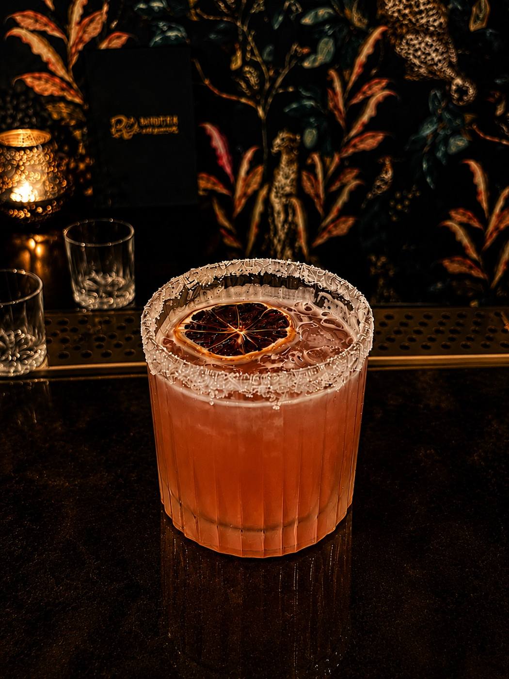 Signature cocktails on the bar