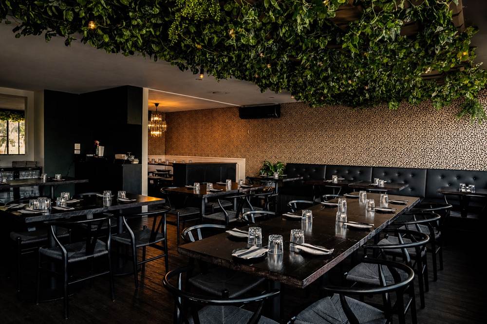 Upstairs dining space